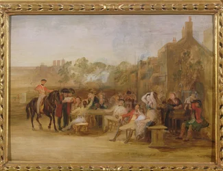 Tanulmány a „Chelsea nyugdíjasoknak, akik olvassák a Waterloo-küldést”, 1822 (lásd: 10331)